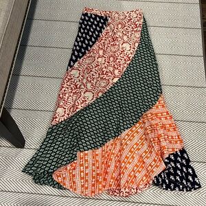 Free People Patchwork Maxi Skirt 4